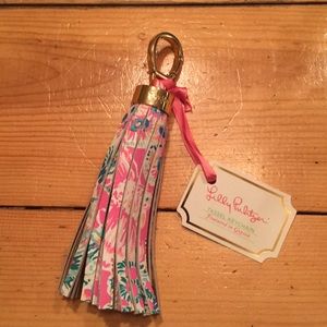Lilly Pulitzer Tassel Keychain. NWT